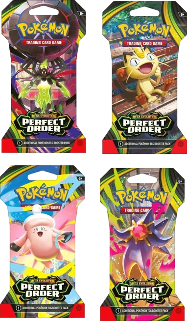 Perfect Order Sleeved Booster Pack Art Bundle [Set of 4]