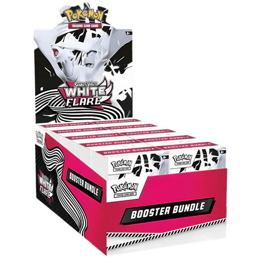 White Flare Booster Bundle Display