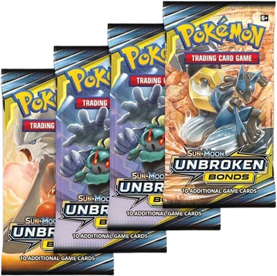 Unbroken Bonds Booster Pack Art Bundle [Set of 4]