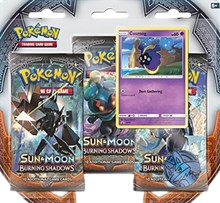 Burning Shadows 3 Pack Blister [Cosmog]