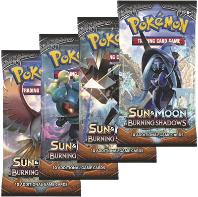 Burning Shadows Booster Pack Art Bundle [Set of 4]