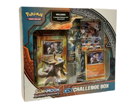 Burning Shadows Lycanroc GX Challenge Box