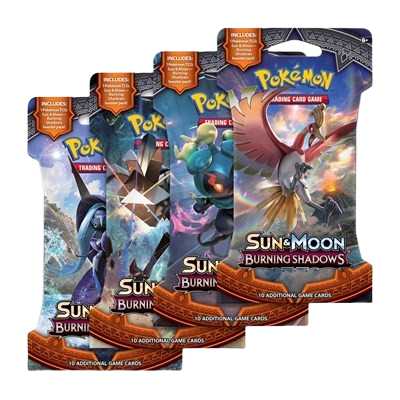 Burning Shadows Sleeved Booster Pack Art Bundle [Set of 4]