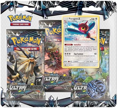 Ultra Prism 3 Pack Blister [Porygon-Z]
