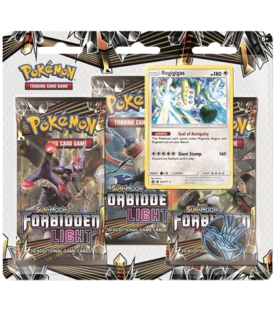 Forbidden Light 3 Pack Blister [Regigigas]