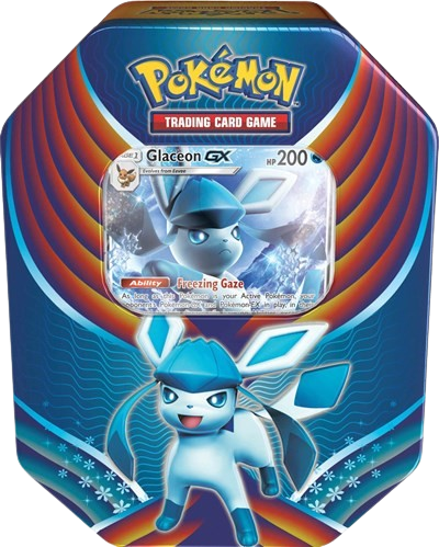 Celestial Storm Evolution Celebration Tin Glaceon GX