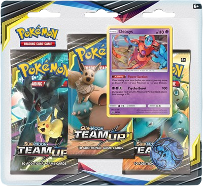 Team Up 3 Pack Blister [Deoxys]