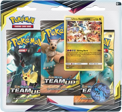 Team Up 3 Pack Blister [Ultra Necrozma]