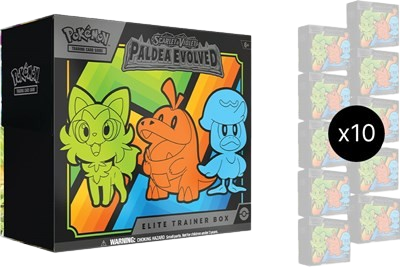 Paldea Evolved Elite Trainer Box Case