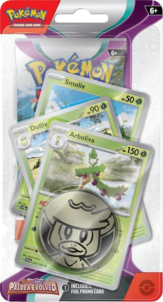 Paldea Evolved Premium Checklane Blister [Arboliva]