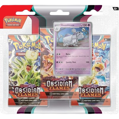 Obsidian Flames 3 Pack Blister [Houndstone]