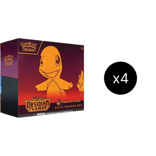 Obsidian Flames Pokemon Center Elite Trainer Box Case (Exclusive)