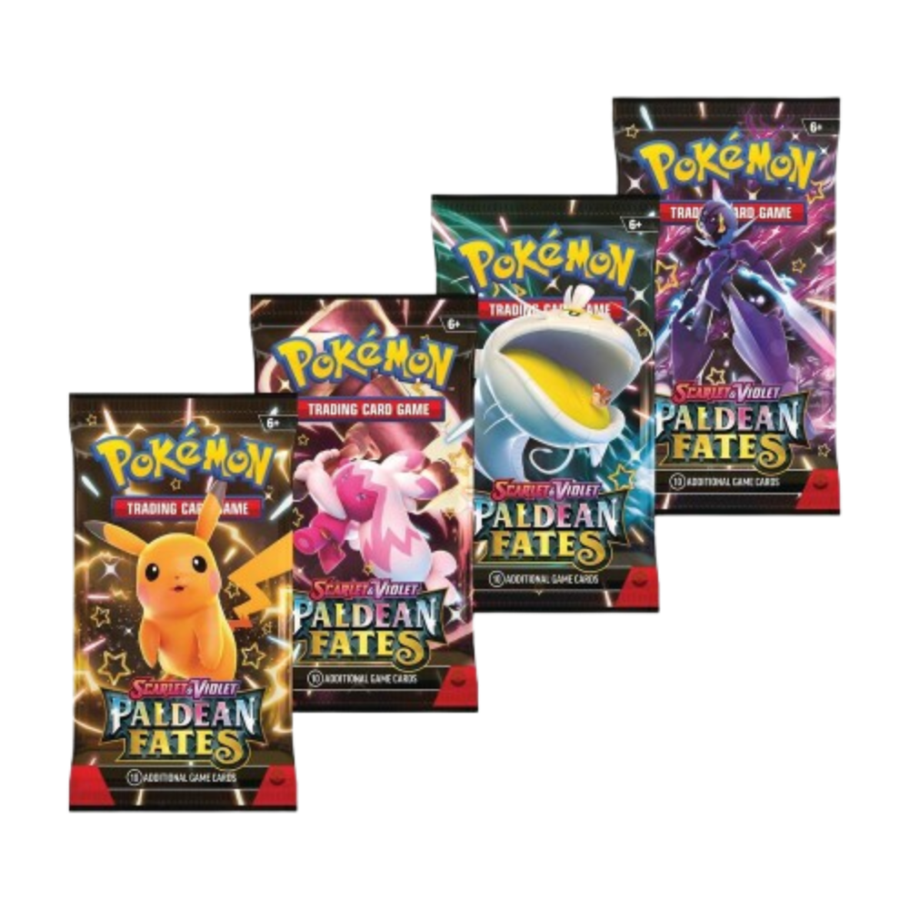 Paldean Fates Booster Pack Art Bundle [Set of 4]