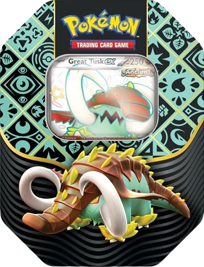 Paldean Fates International Tin [Great Tusk ex]
