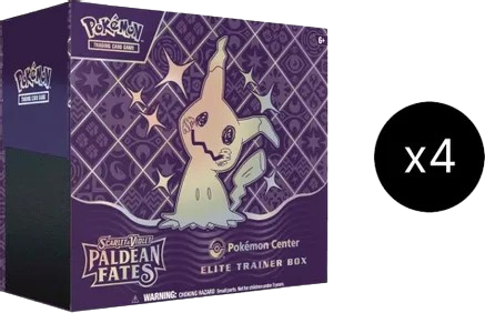 Paldean Fates Pokemon Center Elite Trainer Box (Exclusive) Case