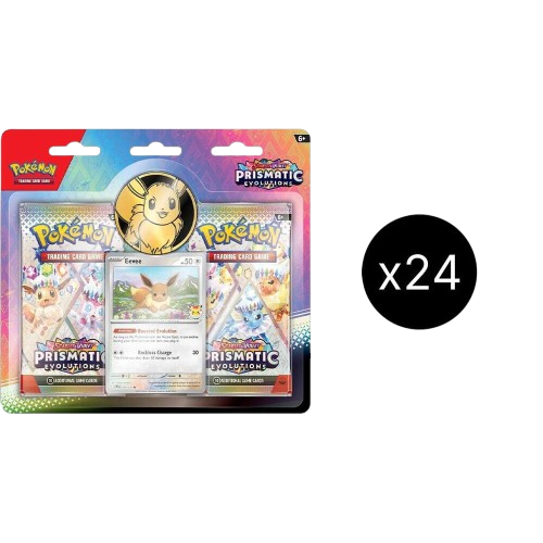 Prismatic Evolutions 2-Pack Blister Case