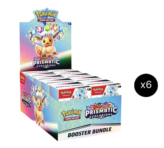 Prismatic Evolution Booster Bundle Display Case