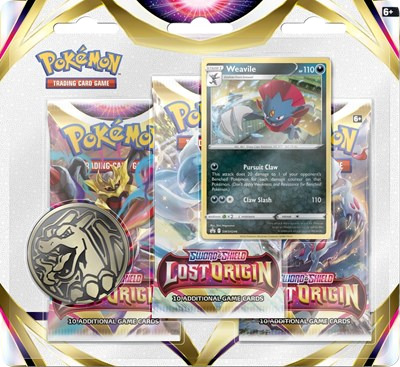 Lost Origin 3 Pack Blister [Weavile]