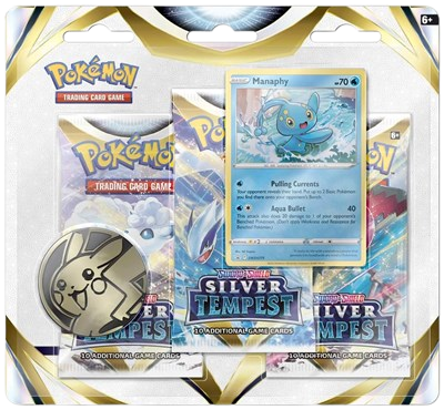 Silver Tempest 3 Pack Blister [Manaphy]