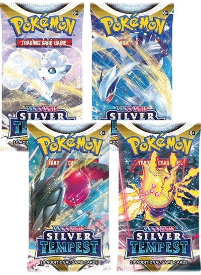 Silver Tempest Booster Pack Art Bundle [Set of 4]