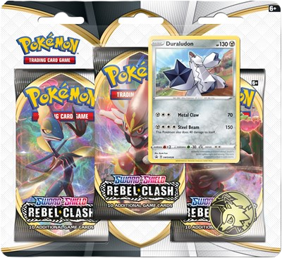 Rebel Clash 3 Pack Blister [Duraludon]
