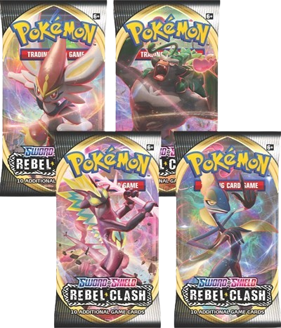 Rebel Clash Booster Pack Art Bundle [Set of 4]