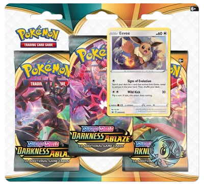 Darkness Ablaze 3 Pack Blister [Eevee]