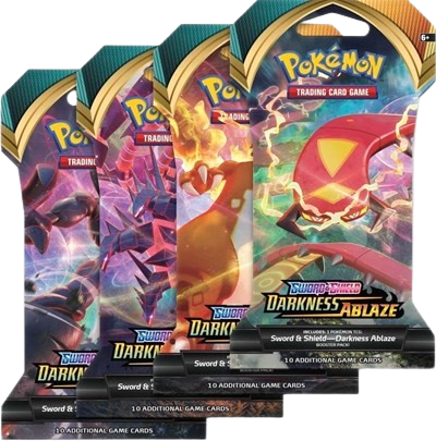 Darkness Ablaze Sleeved Booster Pack Art Bundle [Set of 4]