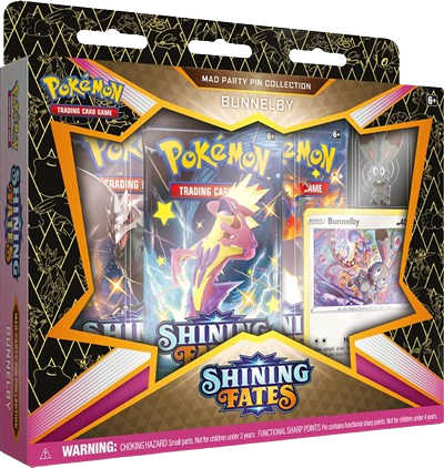 Shining Fates Mad Party Pin Collection [Bunnelby]
