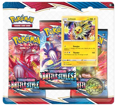 Battle Styles 3 Pack Blister [Jolteon]