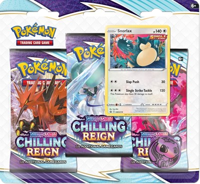 Chilling Reign 3 Pack Blister [Snorlax]
