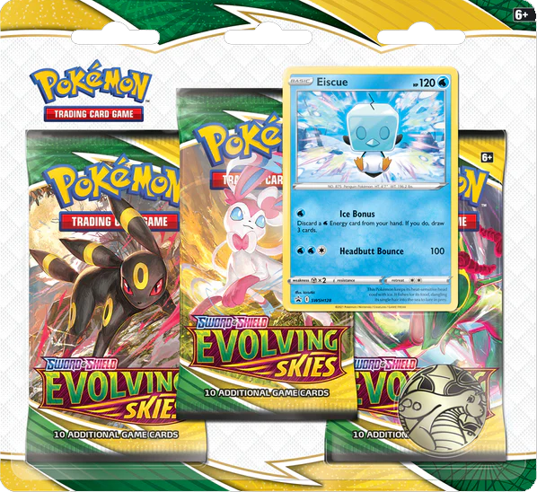 Evolving Skies 3 Pack Blister [Eiscue]