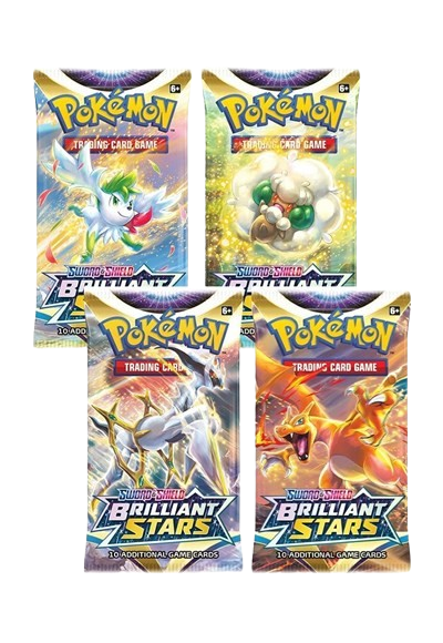 Brilliant Stars Booster Pack Art Bundle [Set of 4]