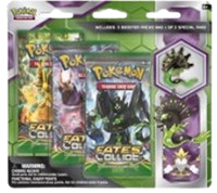 Fates Collide Three Pack Pin Blisters [Zygarde]