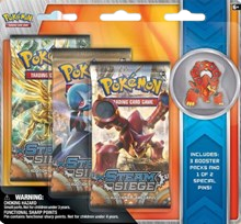 Steam Siege Collectible Pin 3 Pack Blister [Volcanion]