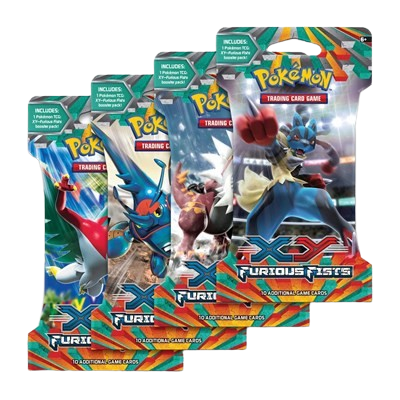 Furious Fists Sleeved Booster Pack Art Bundle [Set of 4]