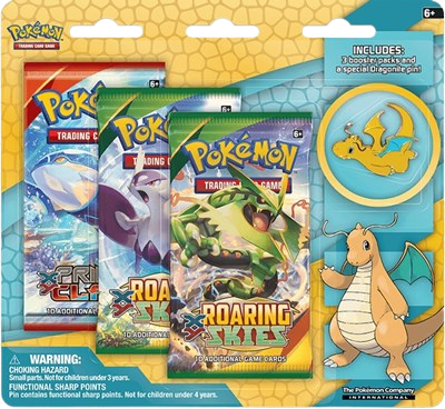 Dragonite Collector's Pin 3 Pack Blister