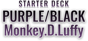 PURPLE/BLACK Monkey.D.Luffy