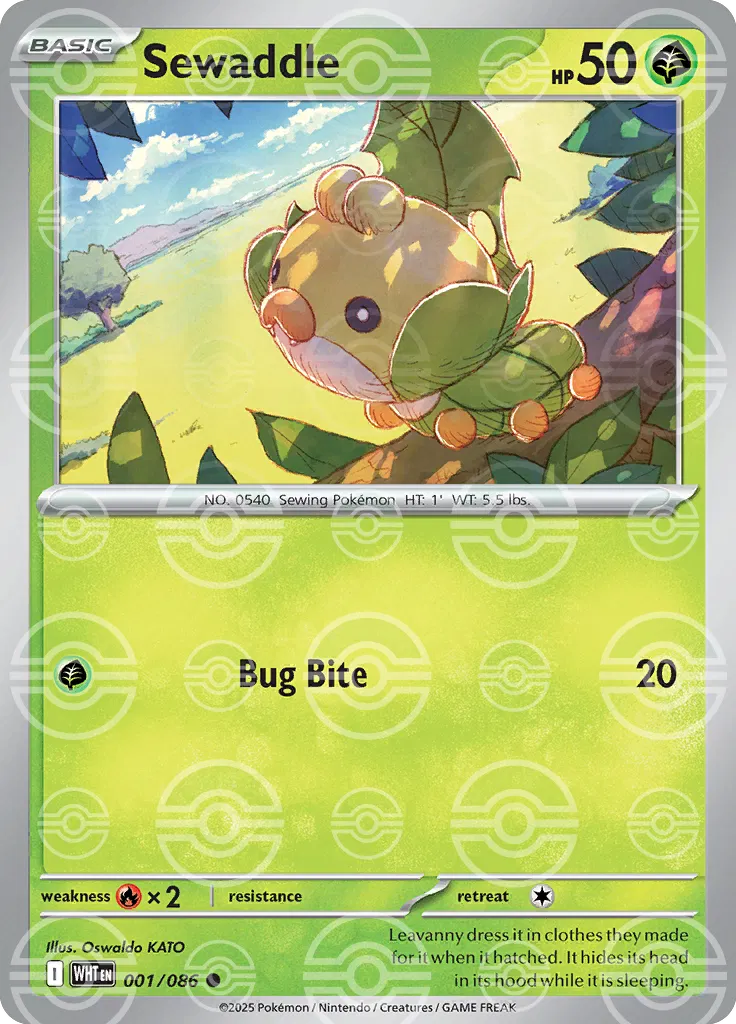 Sewaddle  (Poke Ball) 
