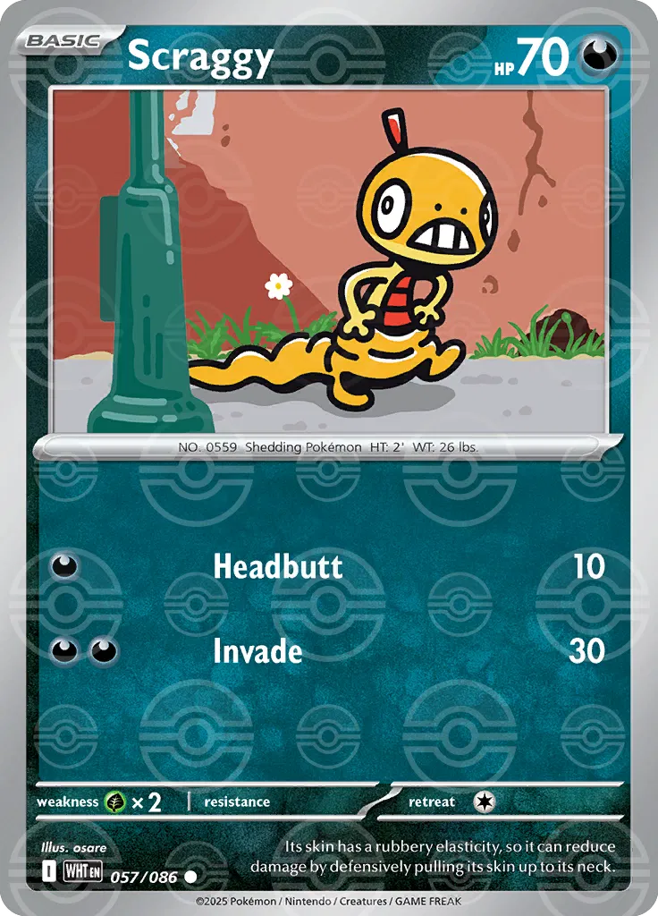 Scraggy (Poke Ball)
