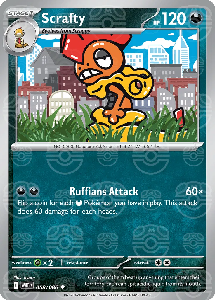 Scrafty  (Master Ball)
