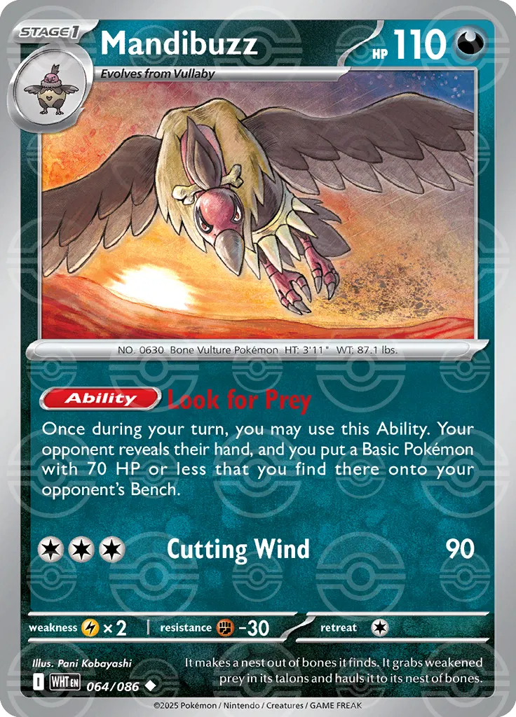 Mandibuzz  (Poke Ball) 