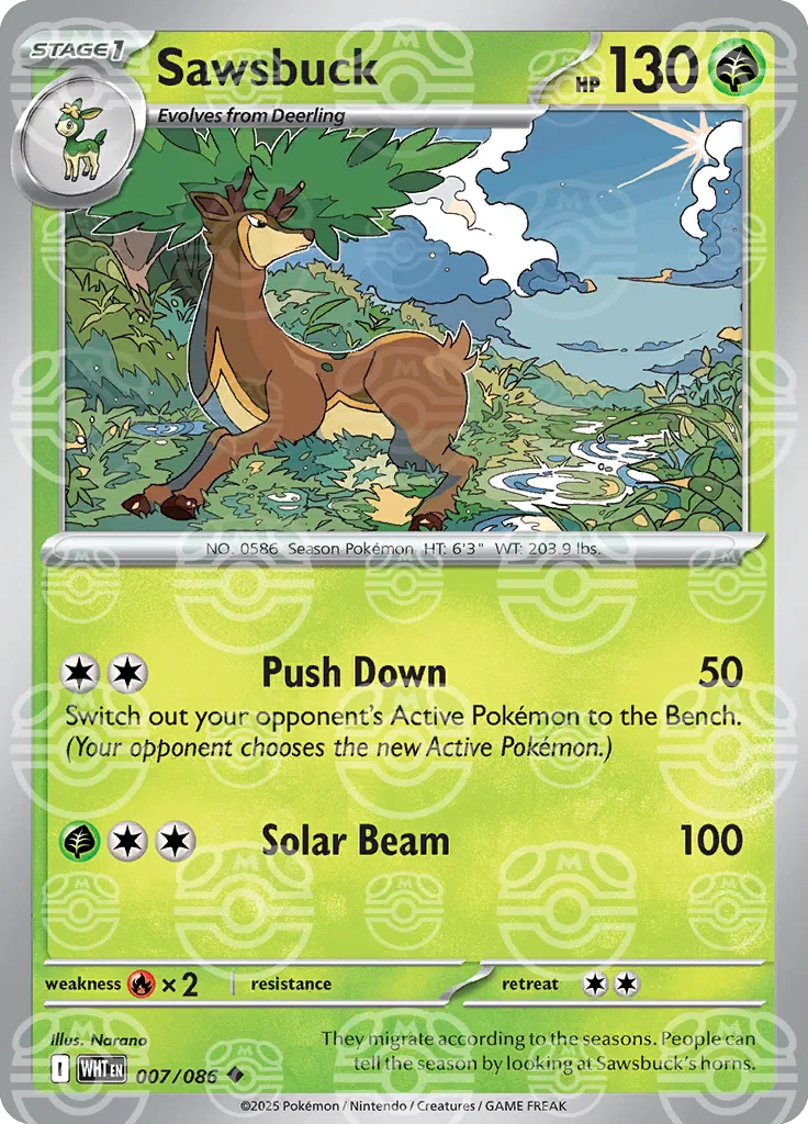 Sawsbuck (Master Ball)