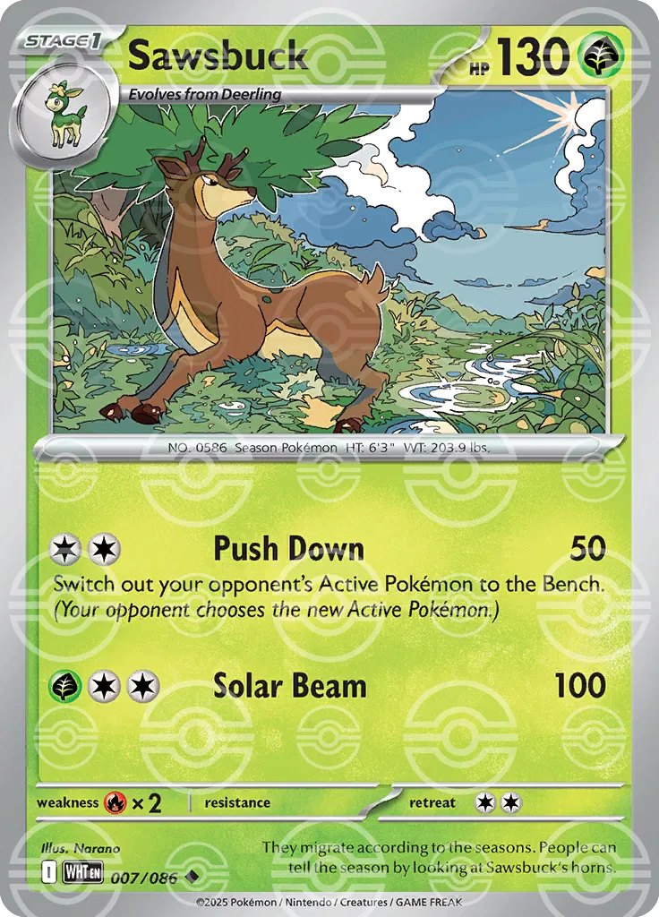 Sawsbuck (Poke Ball)