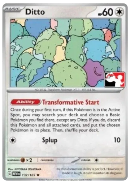 Ditto (Play Pokemon Stamp)