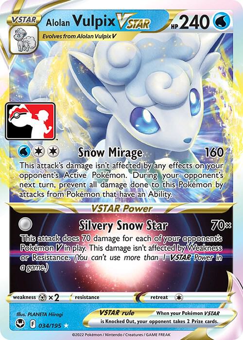 Alolan Vulpix VSTAR (Play Pokemon Stamp)