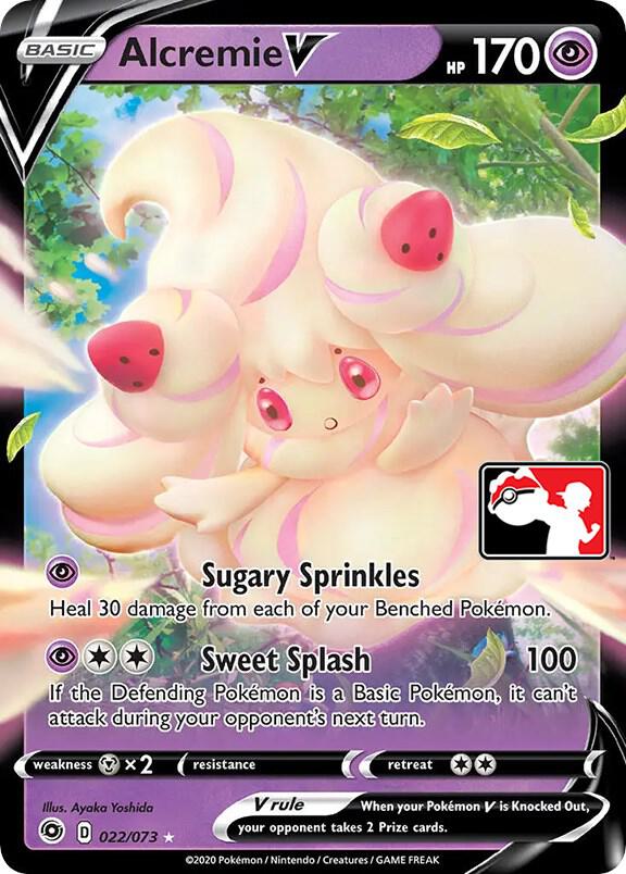 Alcremie V (Play Pokemon Stamp)