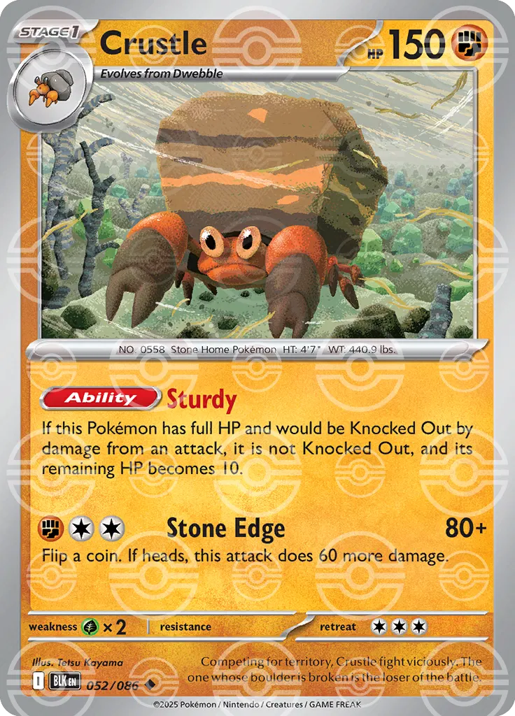 Crustle  (Poke Ball) 