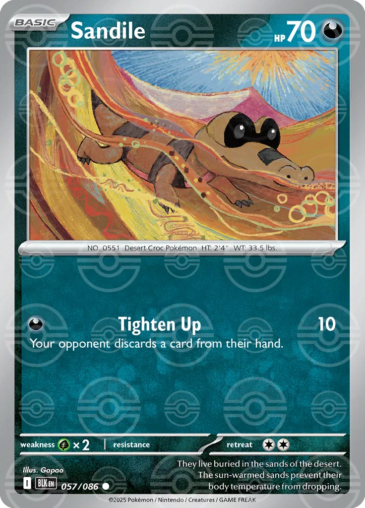 Sandile  (Poke Ball) 