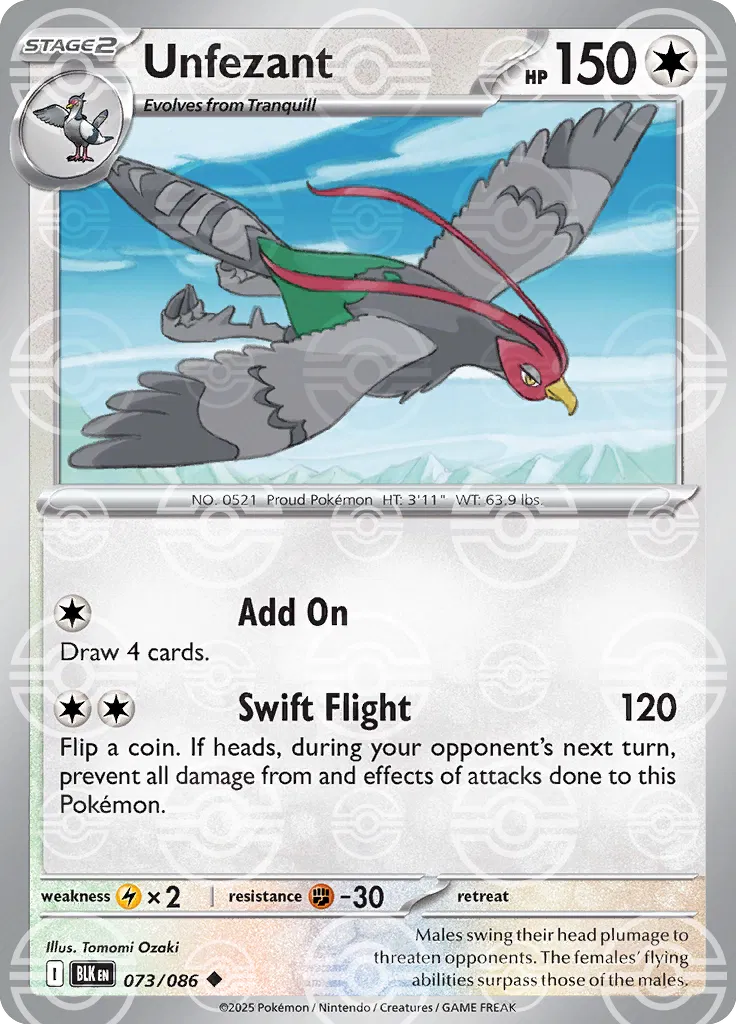 Unfezant  (Poke Ball) 
